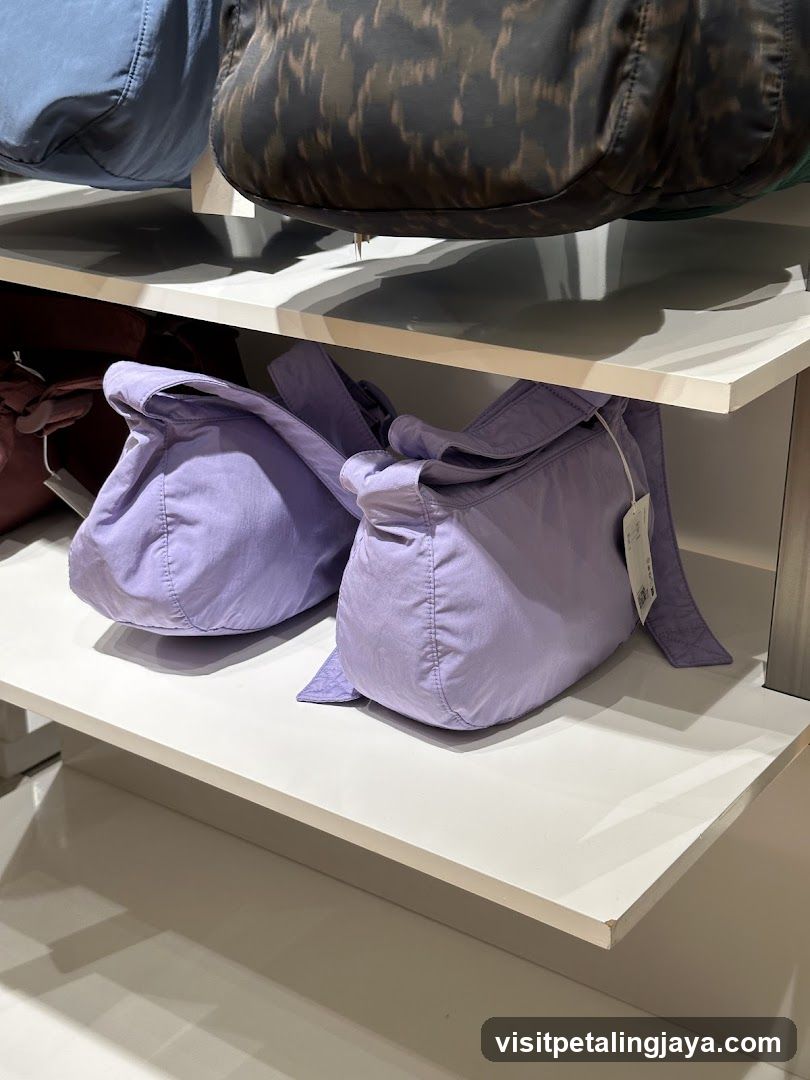 Shelf Display of Bags