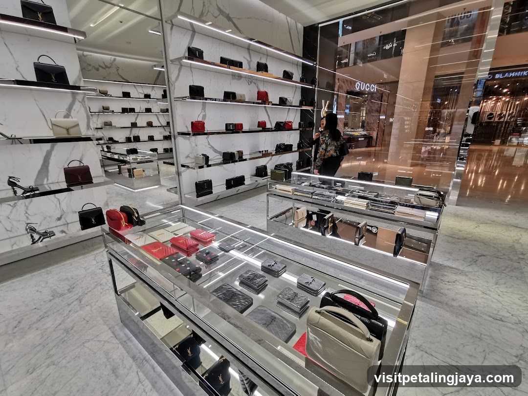 Luxury Handbag Display Interior