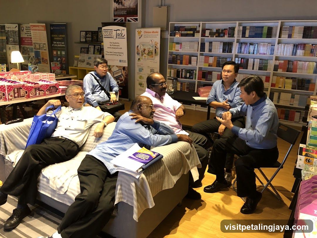 People in a bookstore