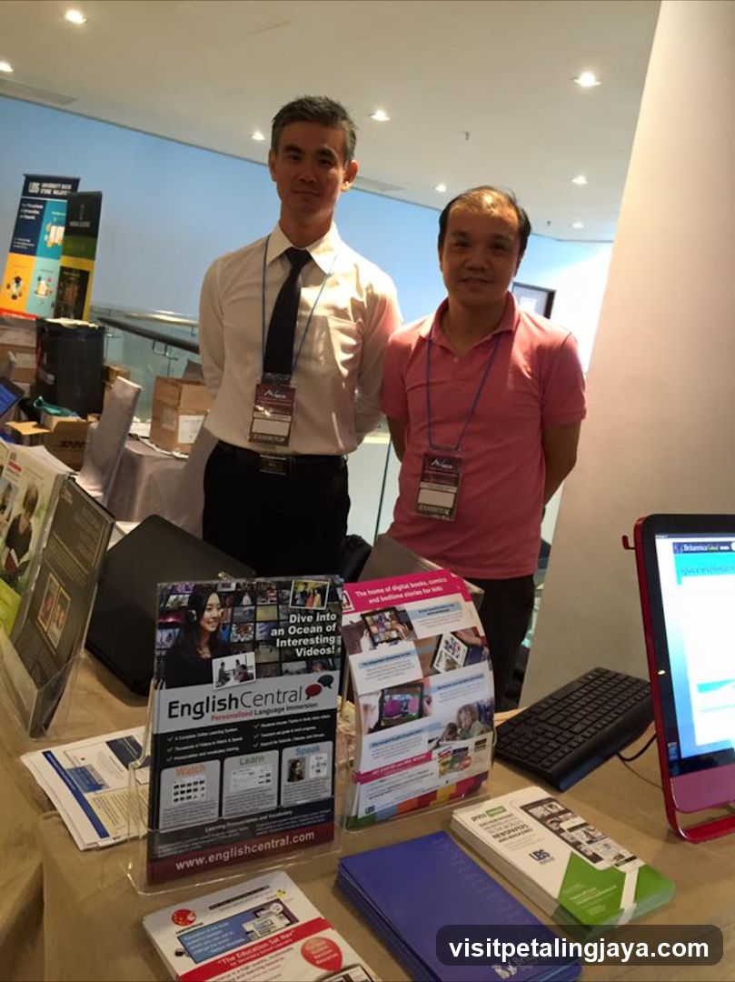 EnglishCentral Promotional Display