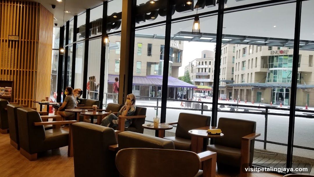 Coffee Shop Interior with Street View