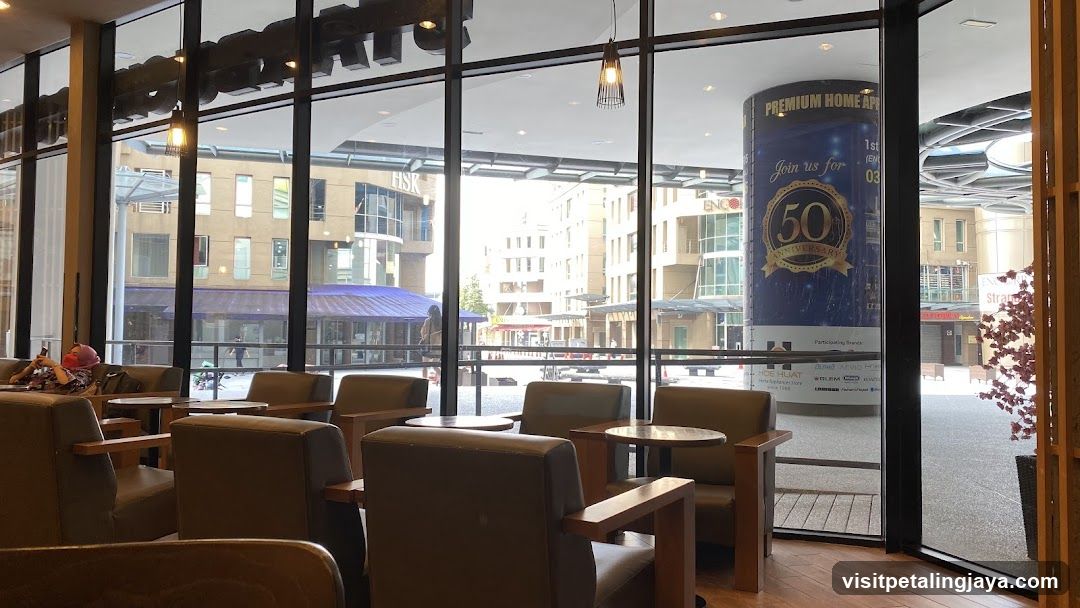 Interior View with Exterior Signage