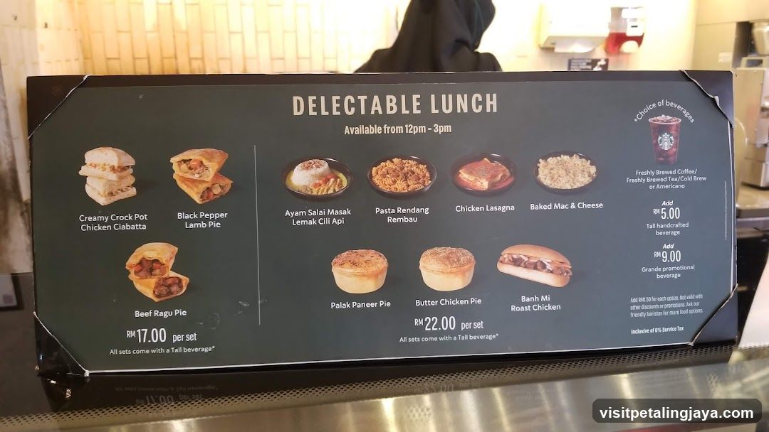 Delectable Lunch Menu Board