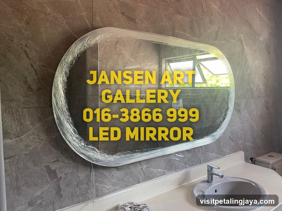 LED Mirror Advertisement