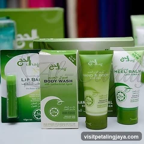 Alhaj Skincare Products Display