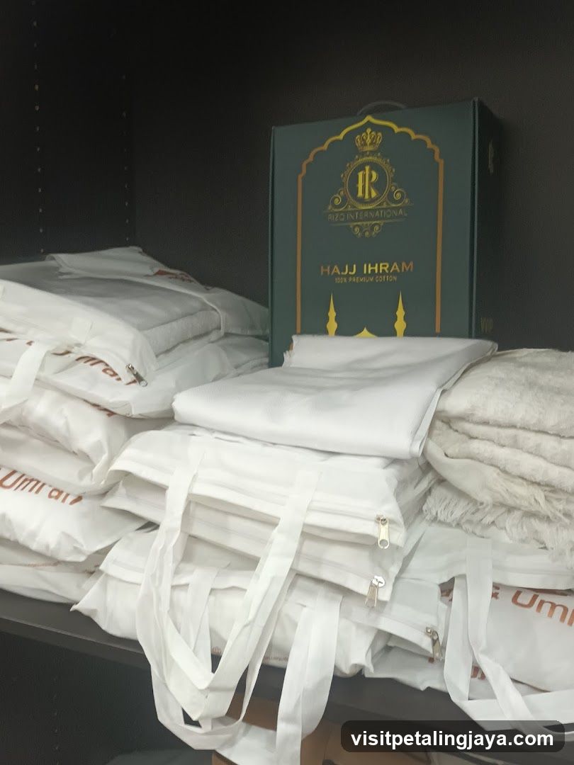 Hajj Ihram Kit Display
