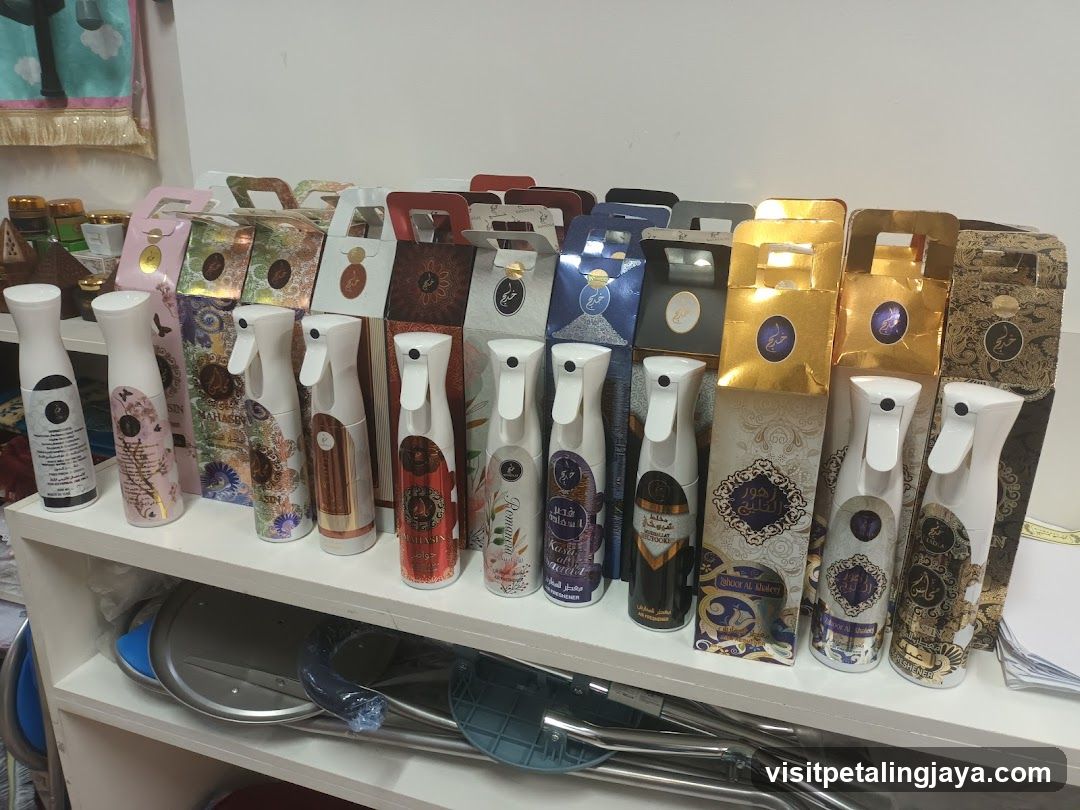 Aromatic Spray Products Display