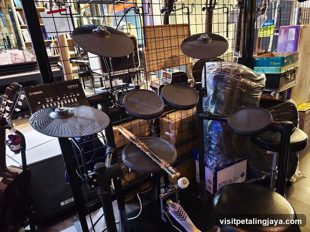 Electronic Drum Set Display