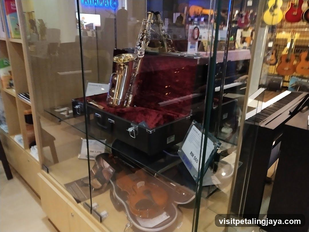 Music Store Interior Display