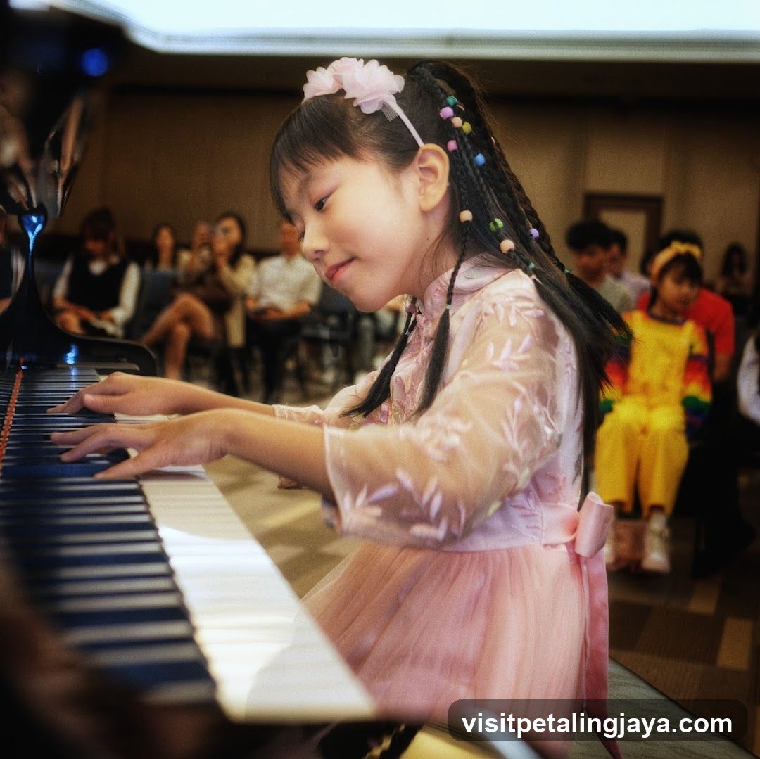 Little Girl Playing Piano