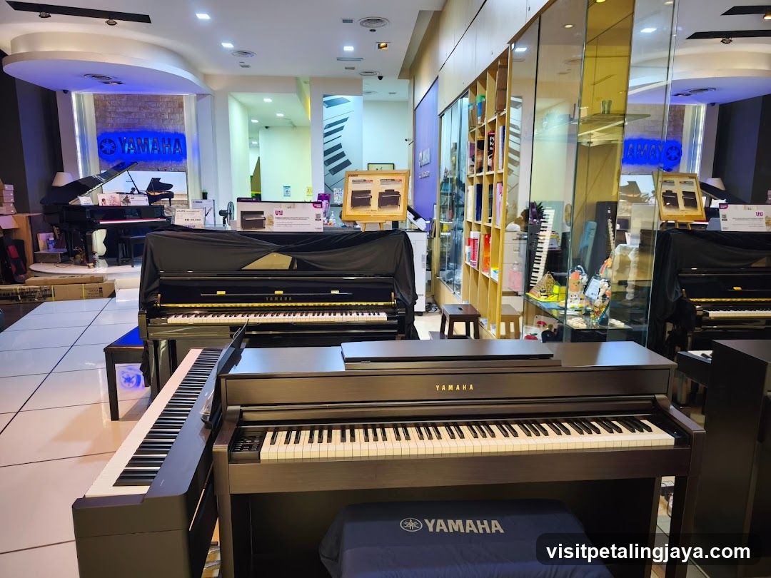 Yamaha Piano Store Interior