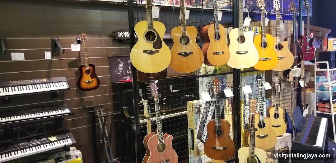 Music Store Interior Display