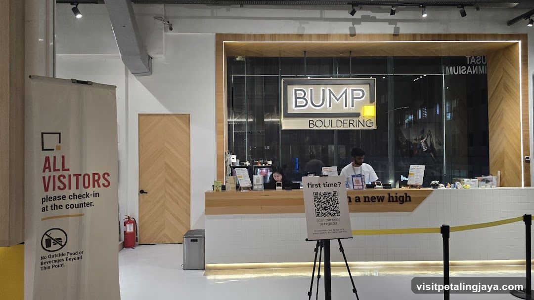 Bump Bouldering Reception Area