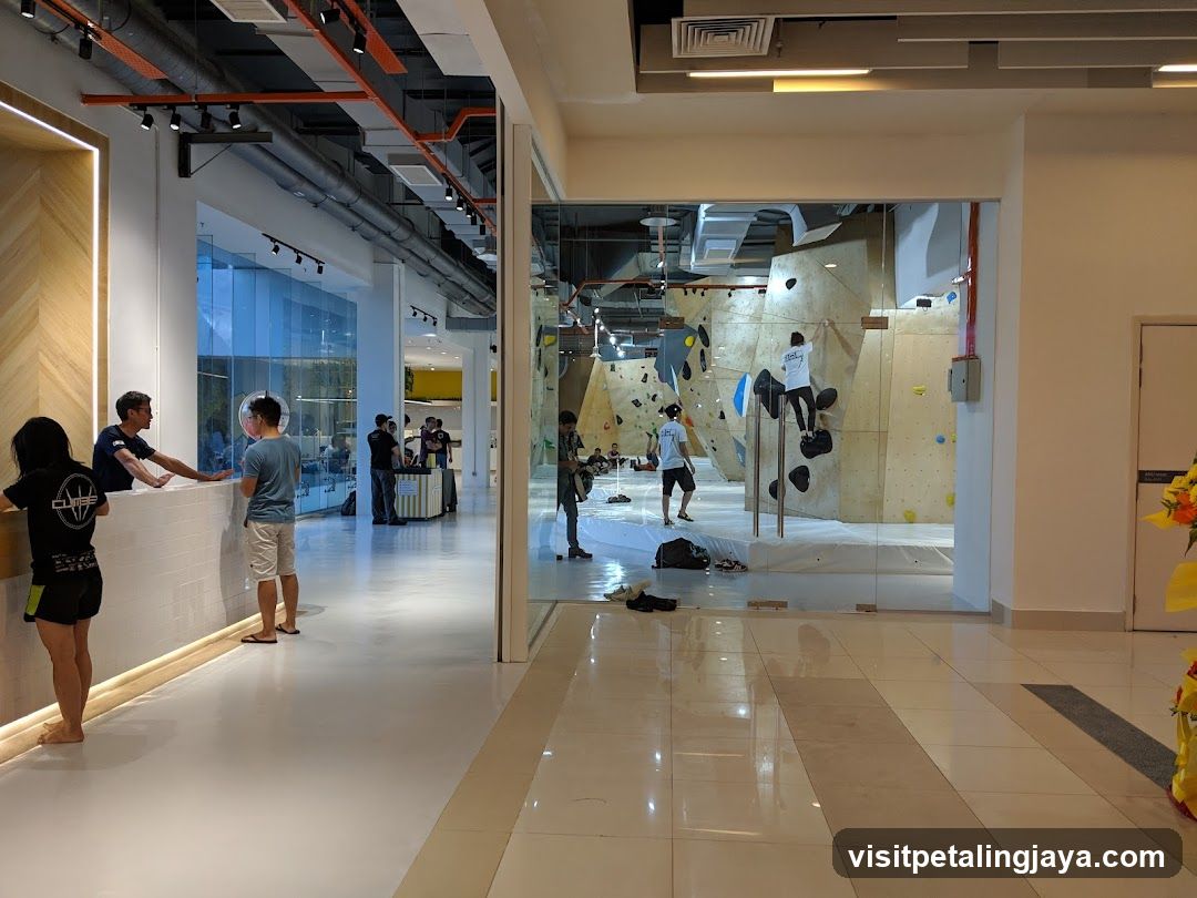 Indoor Climbing Gym Interior