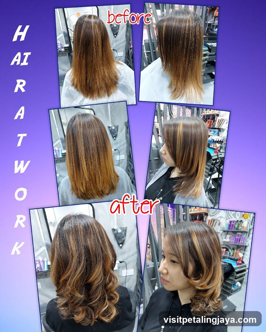 Hair Transformation Before and After