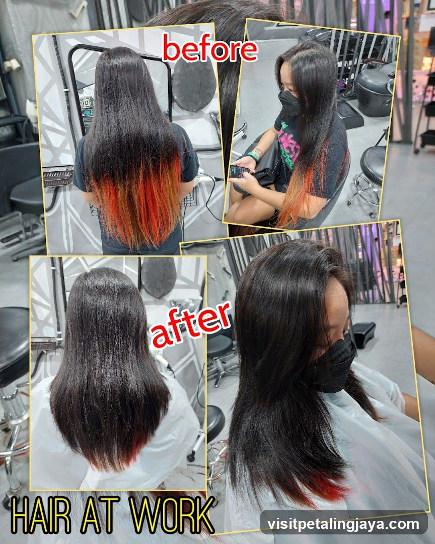 Hair Transformation Before and After