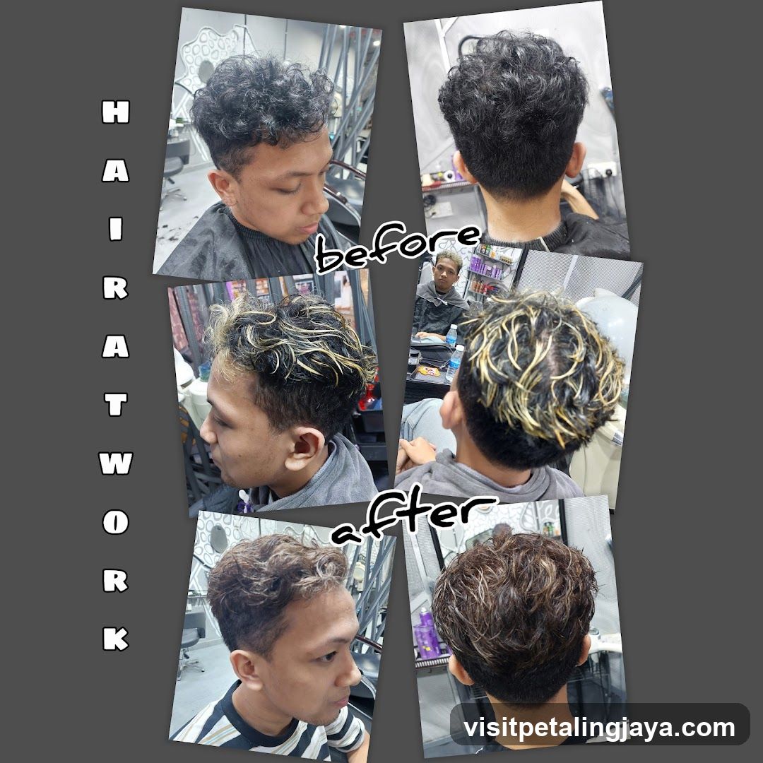 Hair Transformation Collage