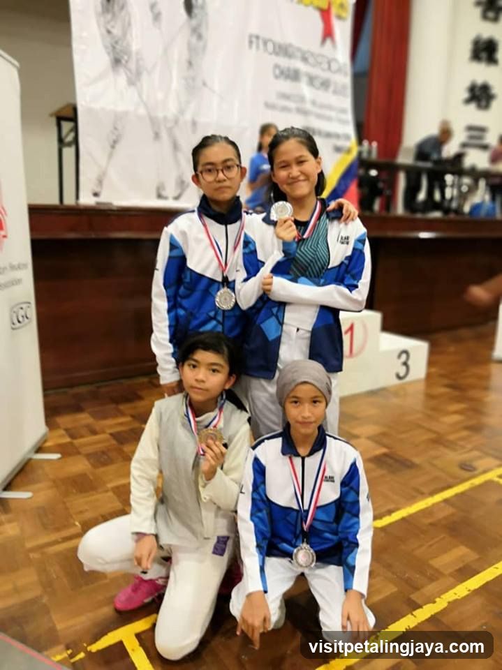 Youth Fencing Competition Medal Photo
