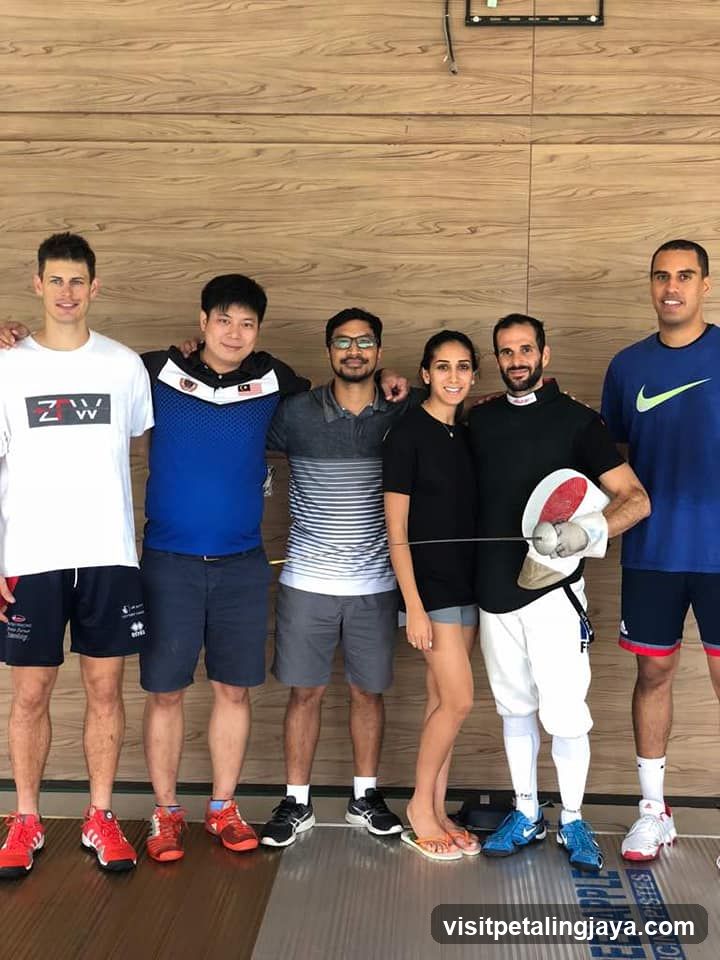 Group Photo at Fencing Venue