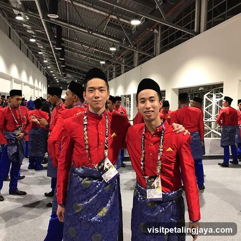 Group in Traditional Attire at Event