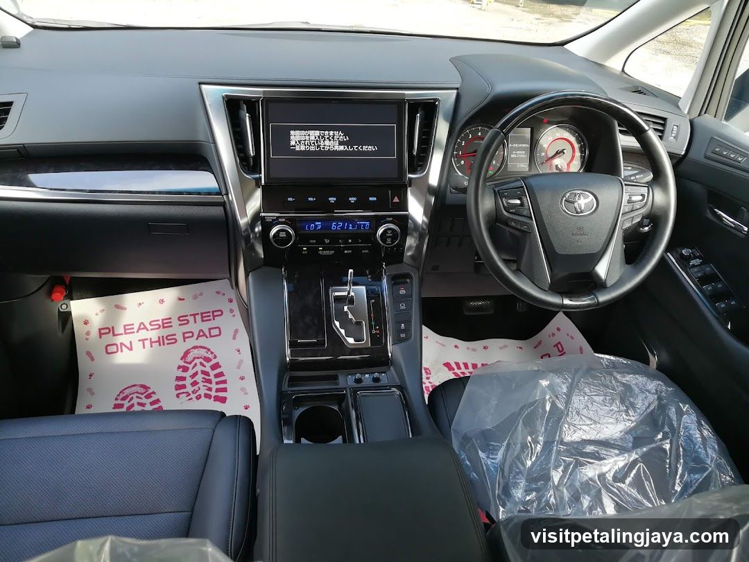 Toyota Interior Dashboard View