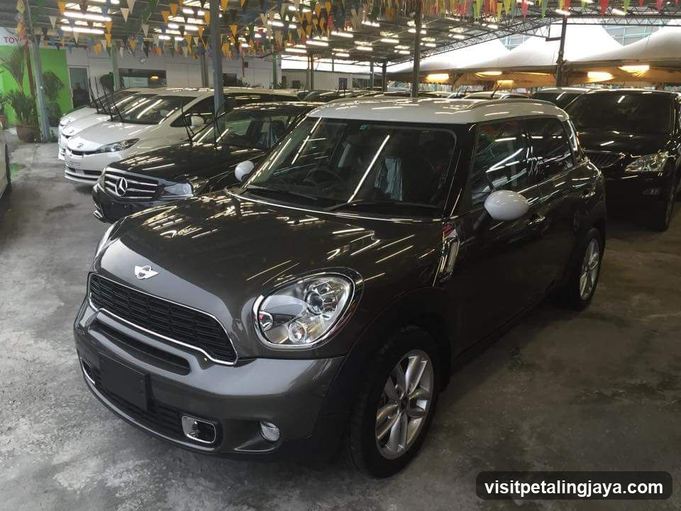 Mini Cooper in Car Dealership