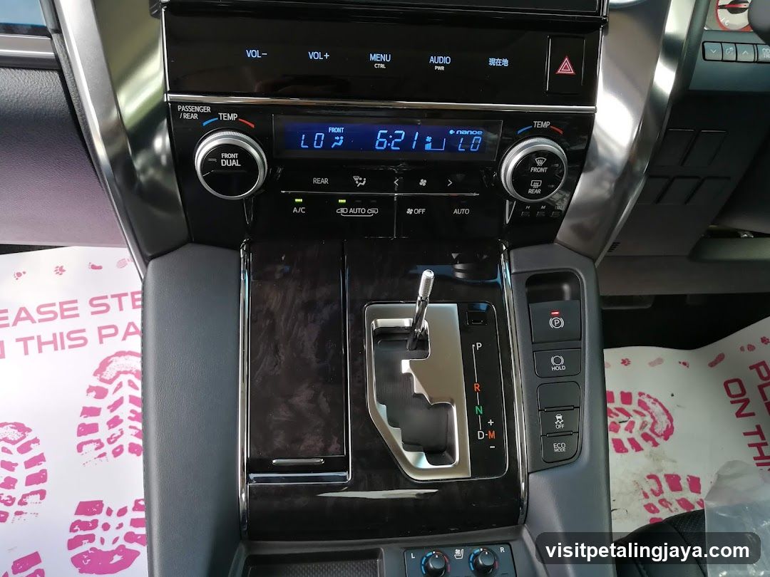 Car Interior Dashboard and Center Console