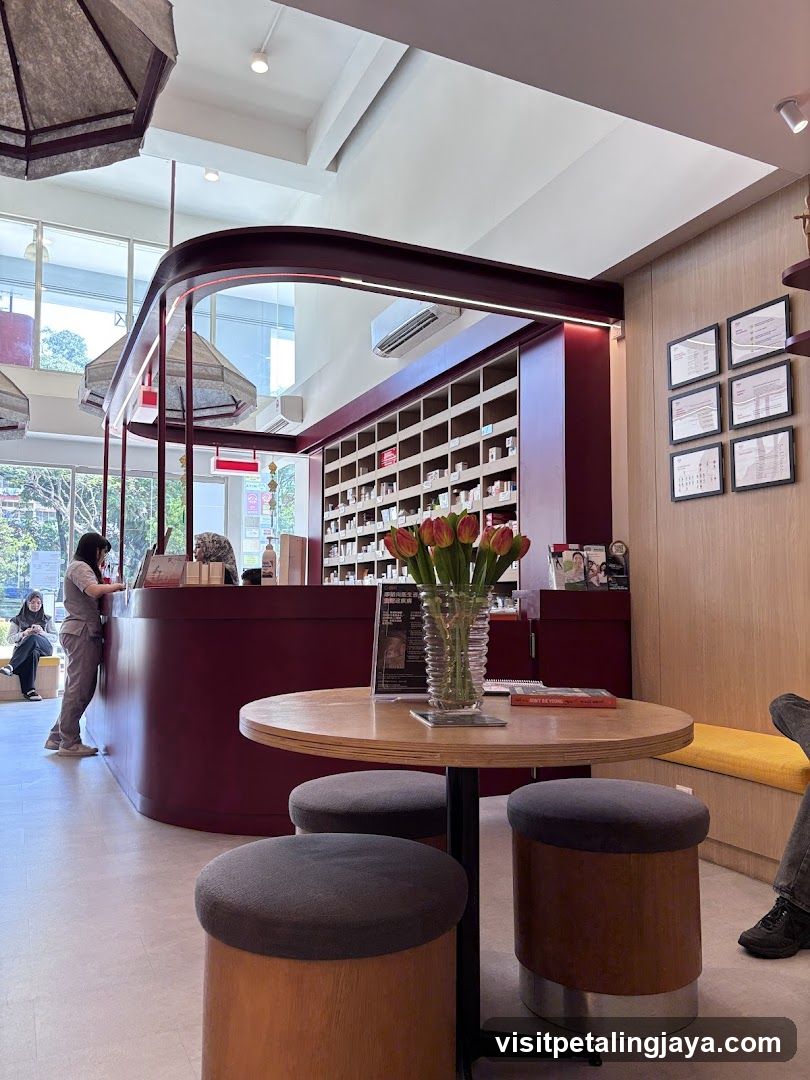 Interior of a modern cafe or shop