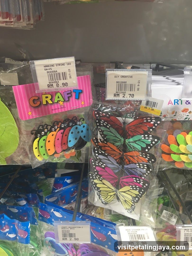 Craft Supplies Display