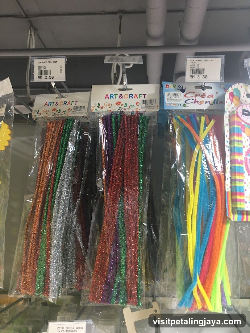 Craft Supplies Display
