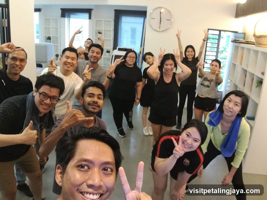Group Photo in Interior Space