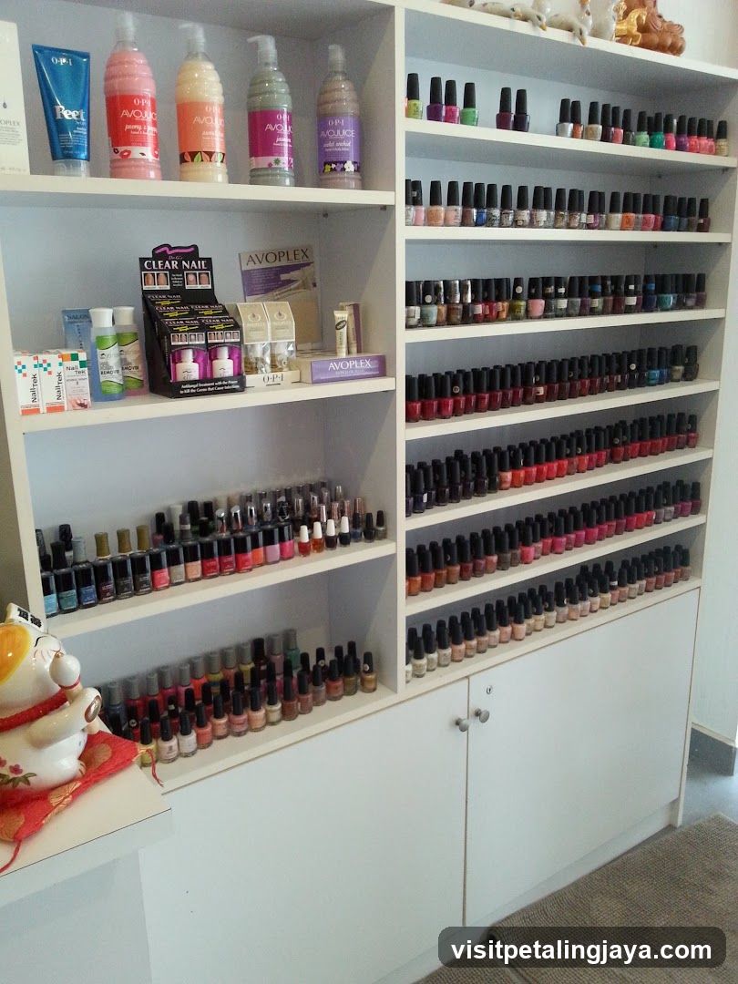 Nail Salon Interior Display