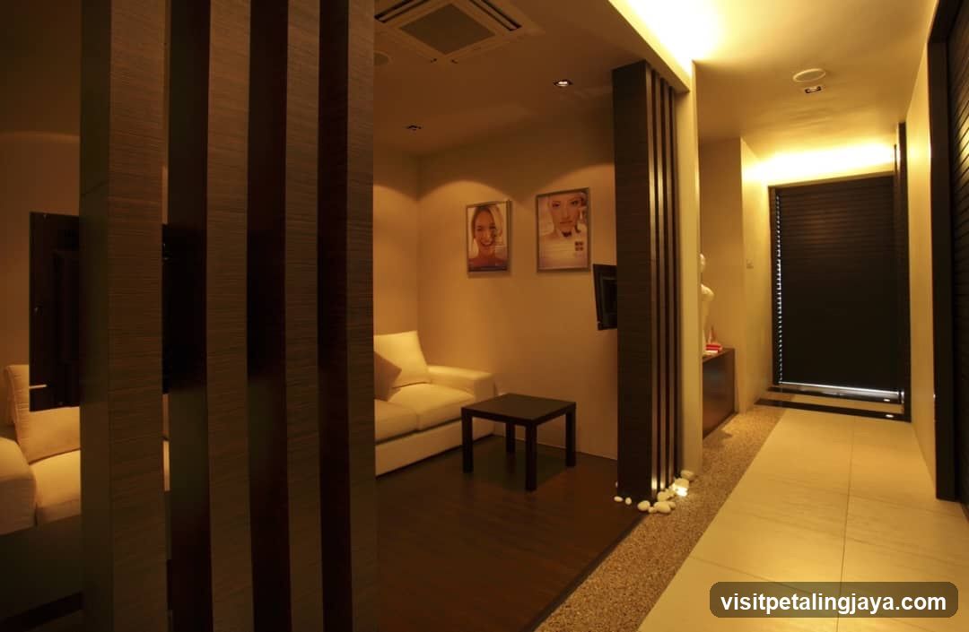 Interior of a spa or wellness center