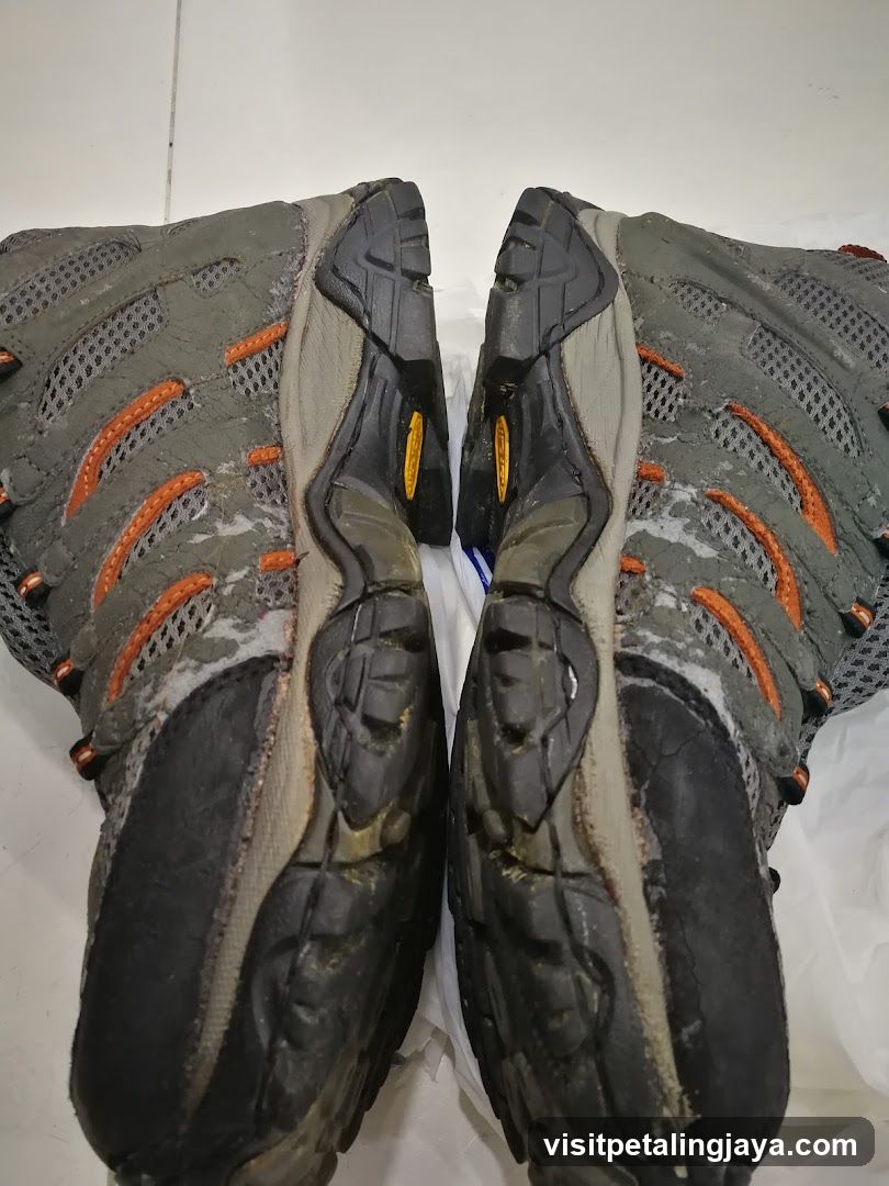 Worn Hiking Boots