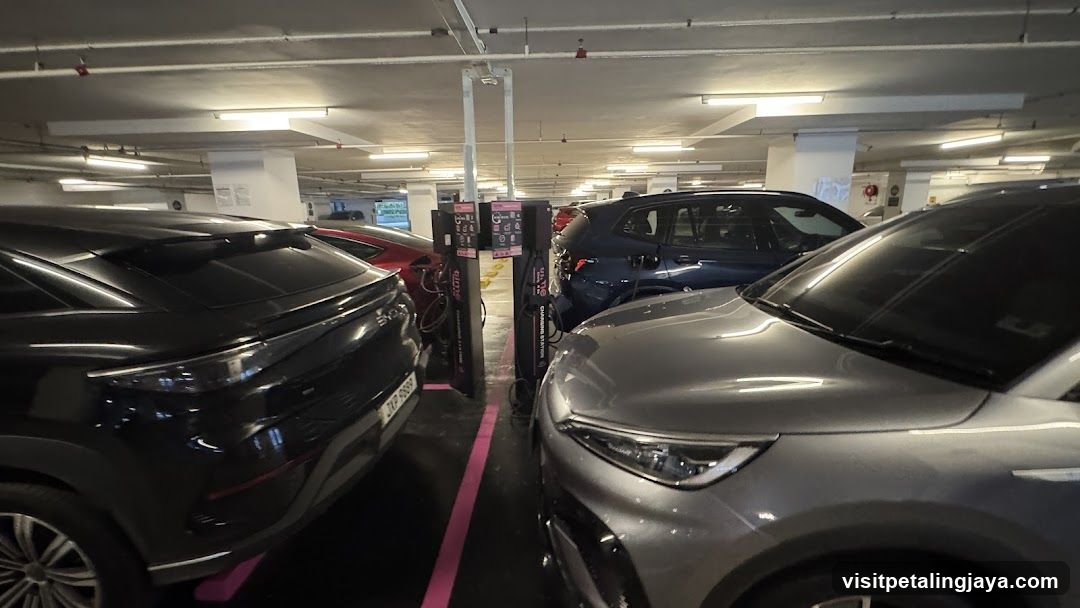 EV Charging Station Parking Garage