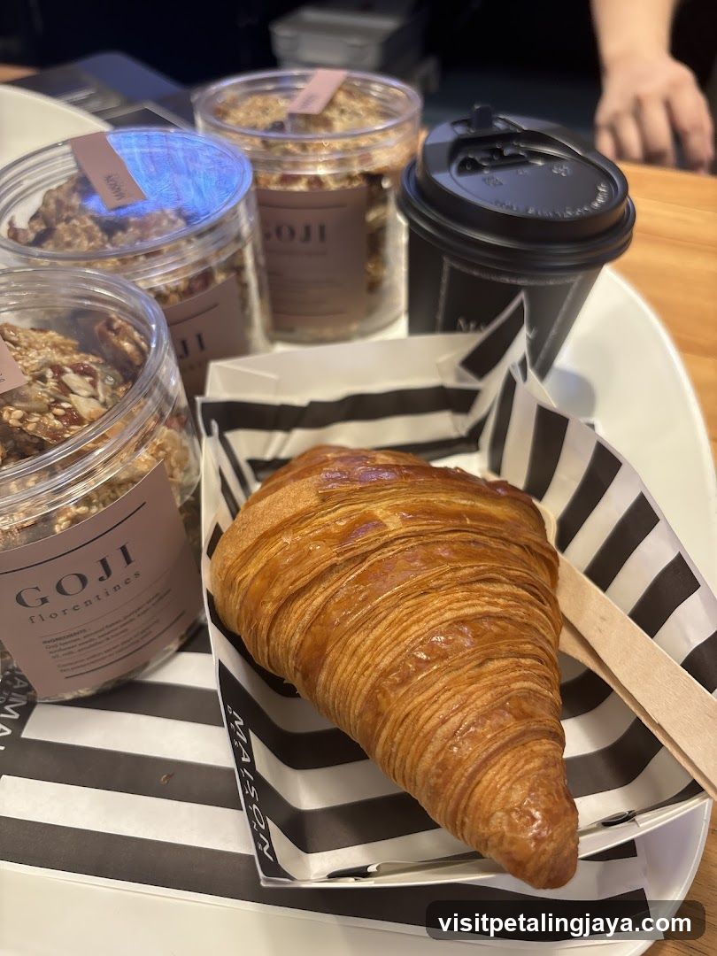 Croissant and Granola Display