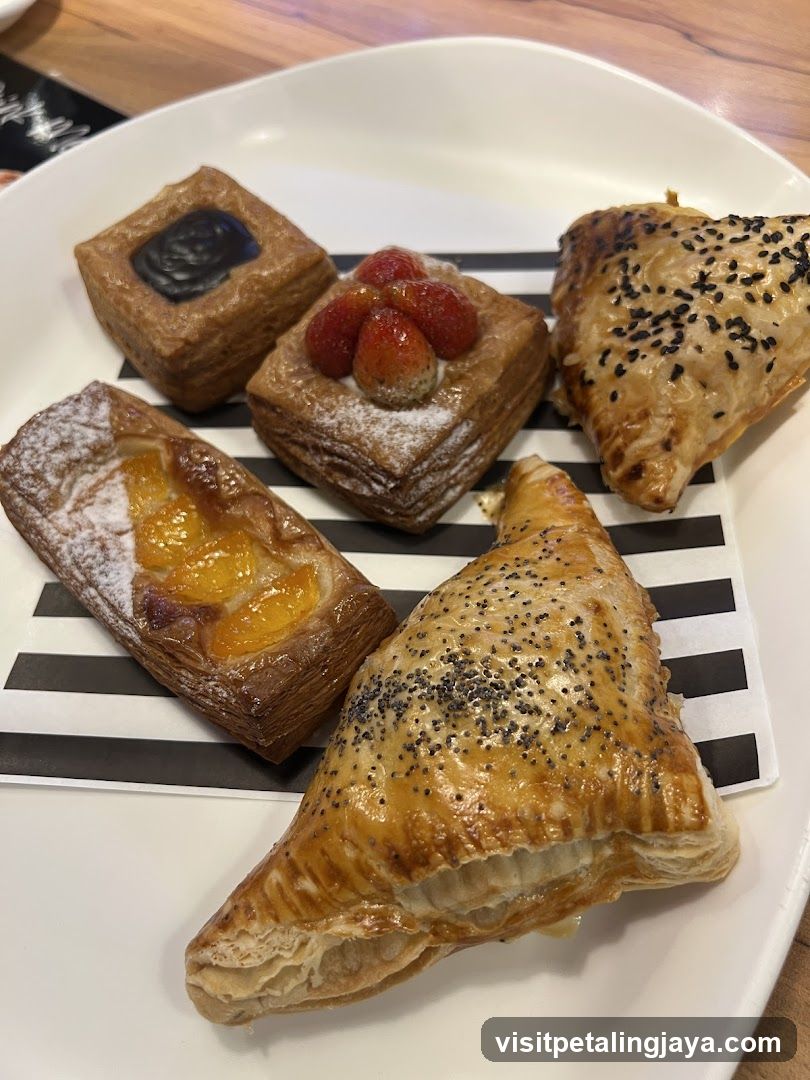 Assorted Pastries on a Plate