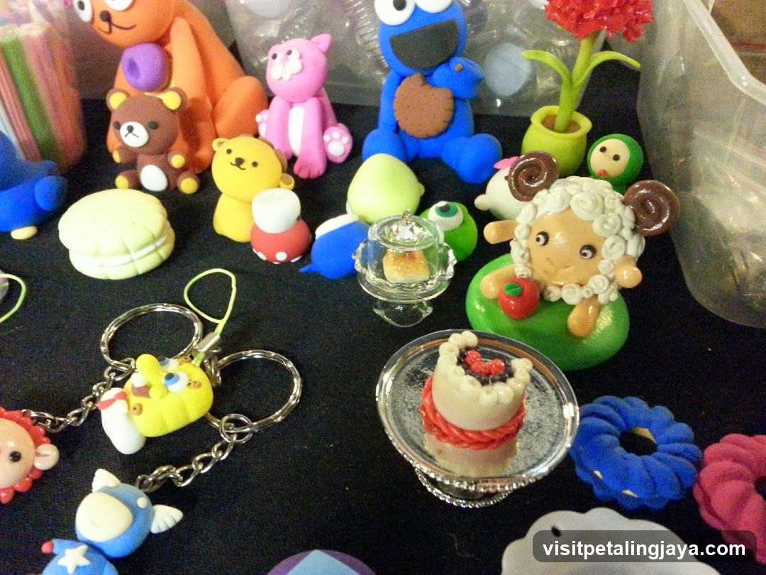 Clay Toy Collection Display
