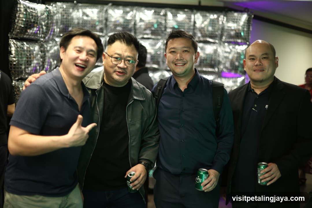 Group of men at an event
