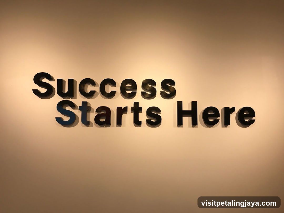 Success Starts Here Signage