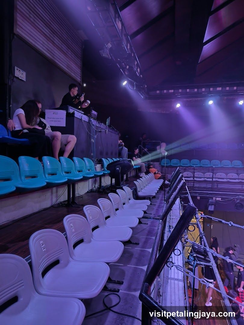 Venue Interior with Seating and Staff