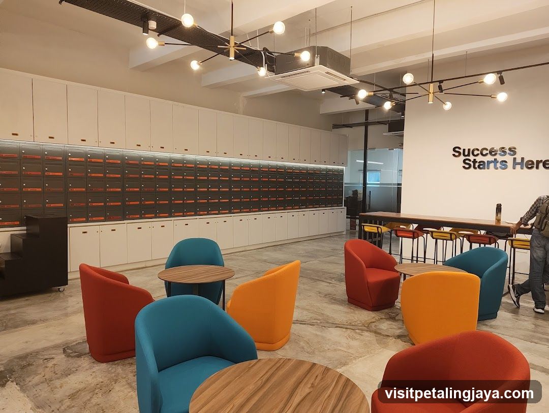Modern Office Lounge Area