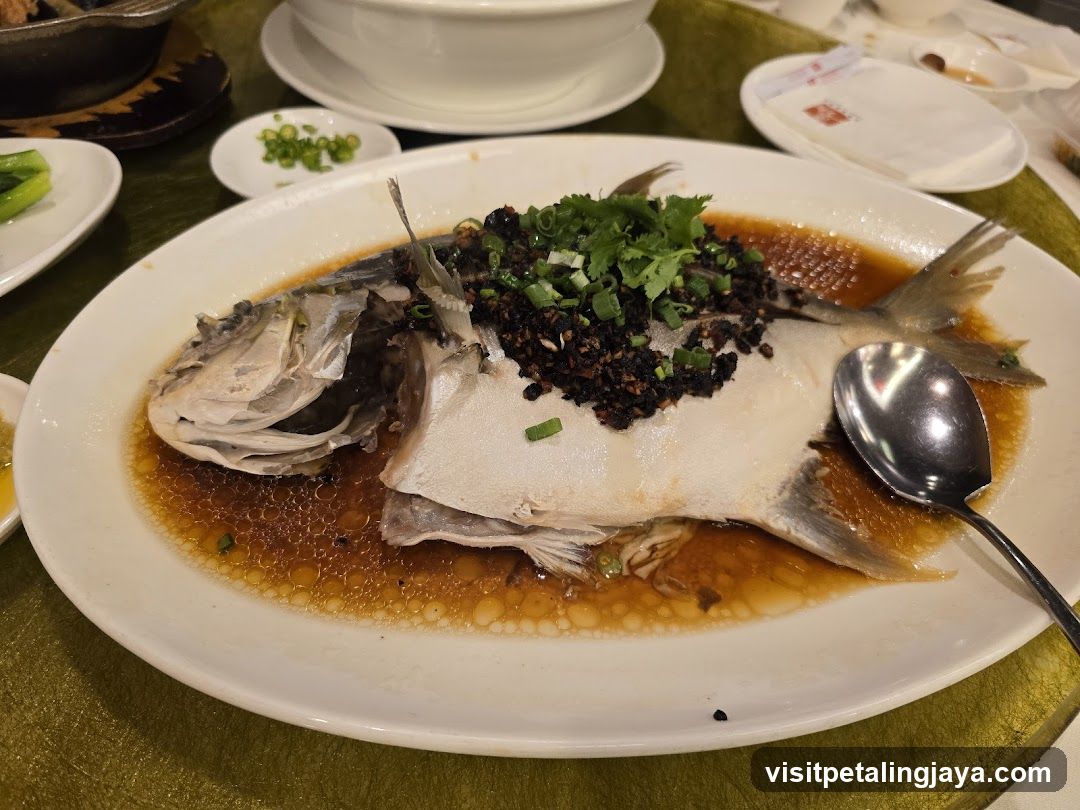 Steamed Fish with Chili Oil and Scallions
