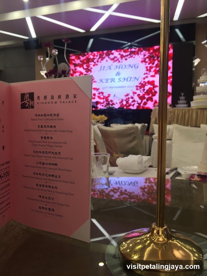Dining Menu Display