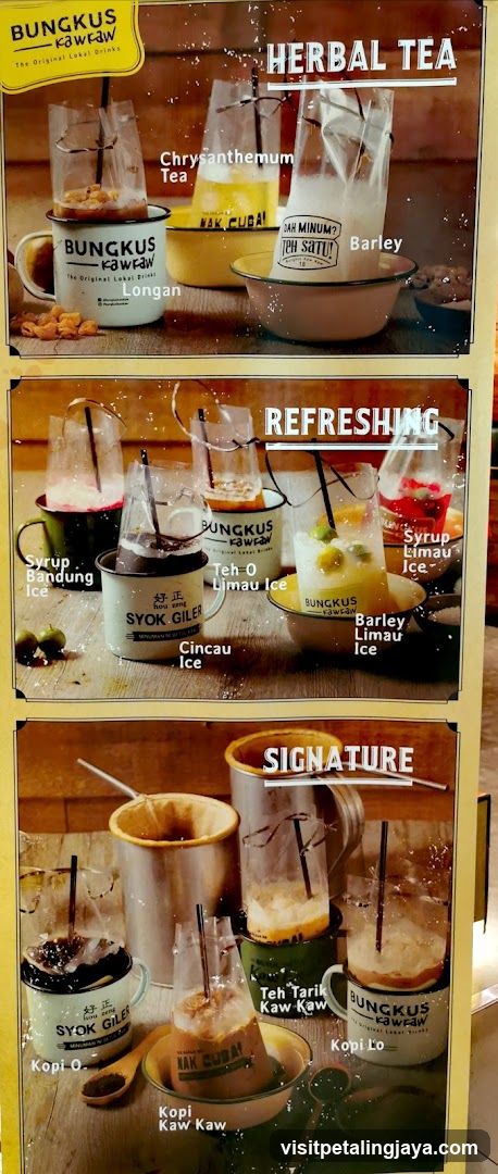 Bungkus Kawaw Menu Board