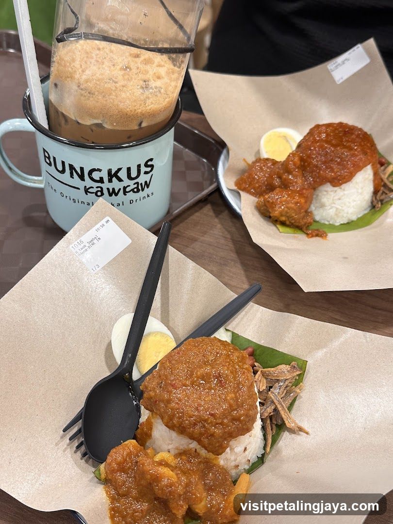 Burger Krewa Meal Spread
