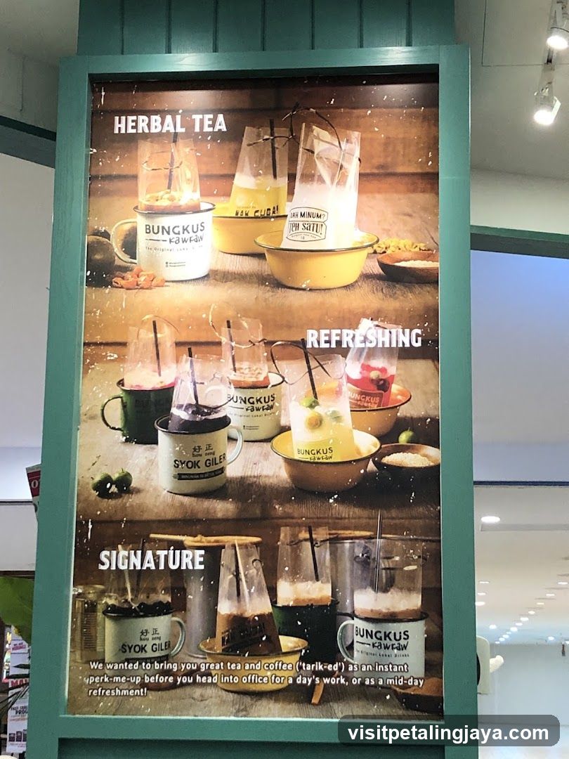 Bungkus Tea & Coffee Advertisement