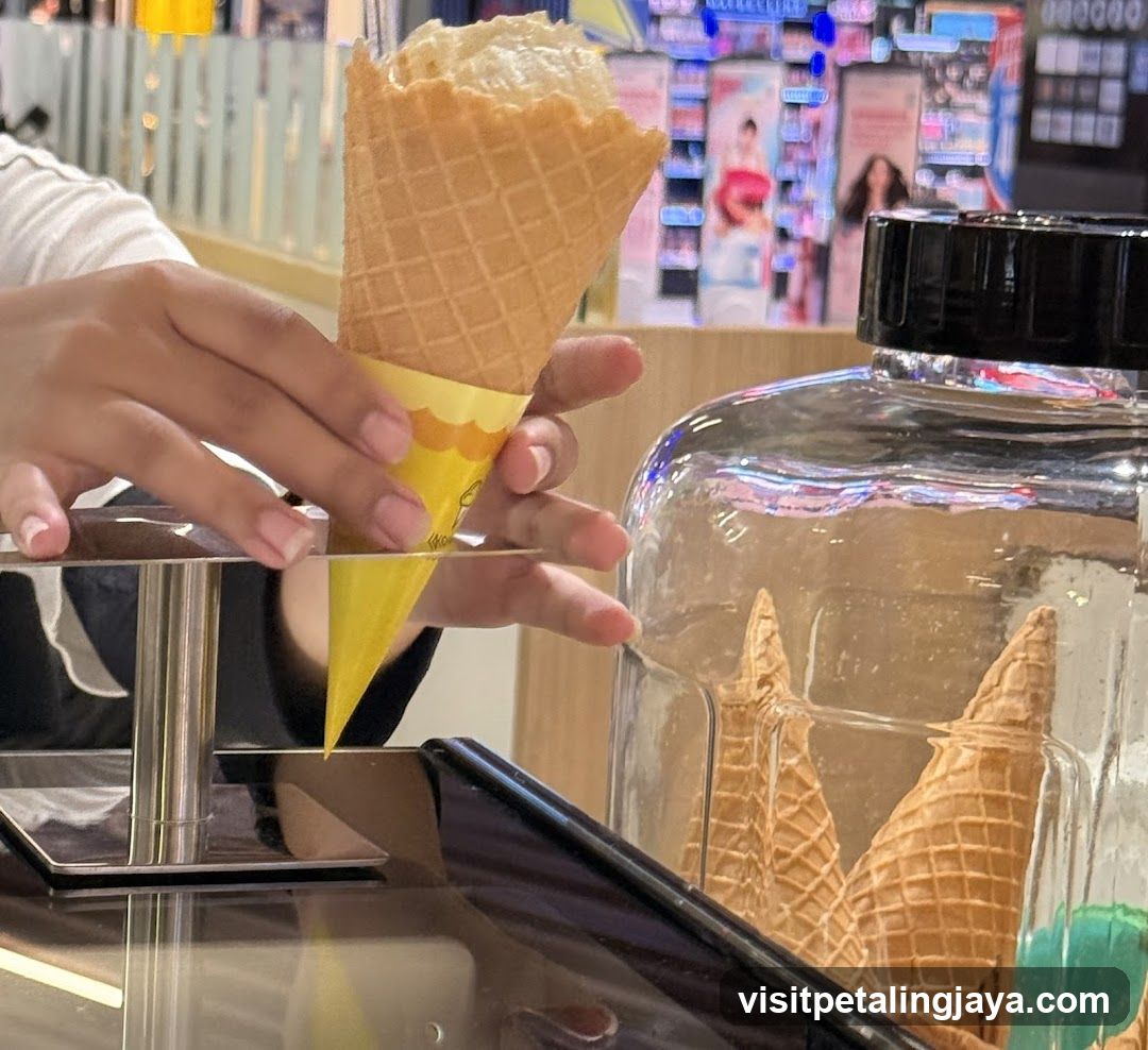 Ice Cream Cone in Store