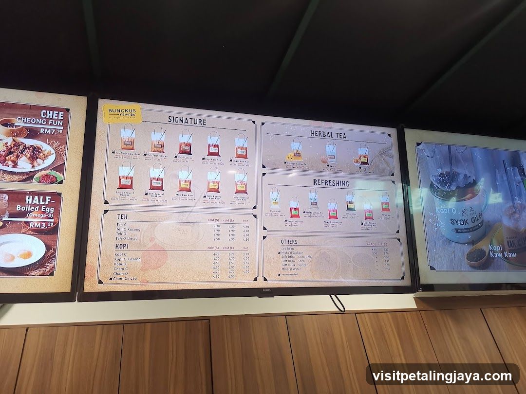 Bungkus Menu Board