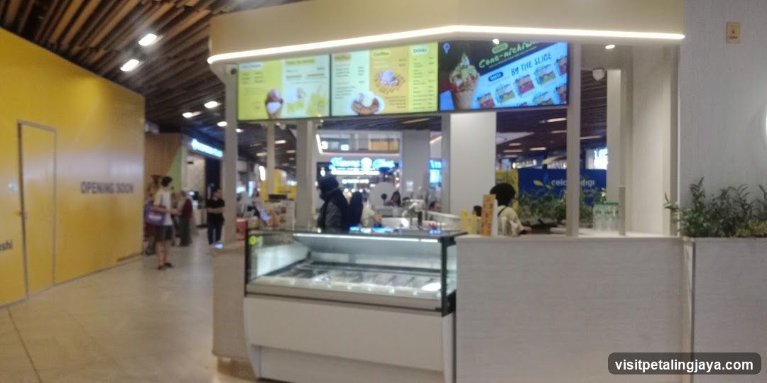 Ice Cream Shop Interior View